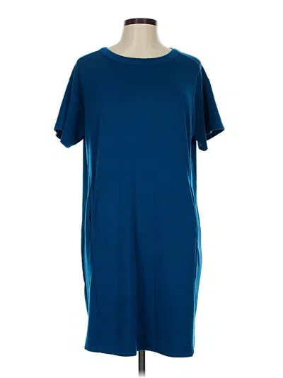 Pre-owned Lou & Grey Casual Dress In Blue