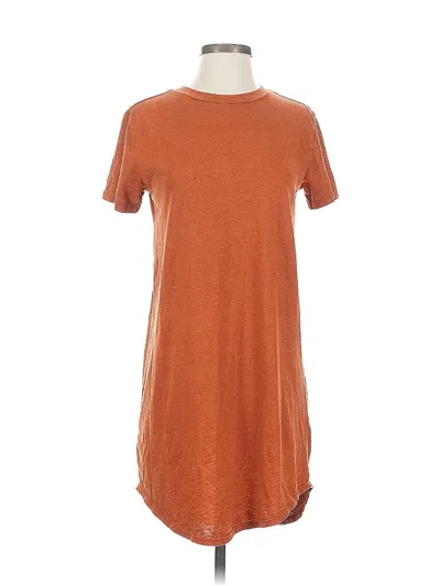 Pre-owned Lou & Grey Casual Dress In Brown