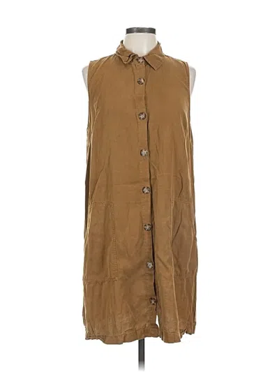 Pre-owned Lou & Grey Casual Dress In Brown