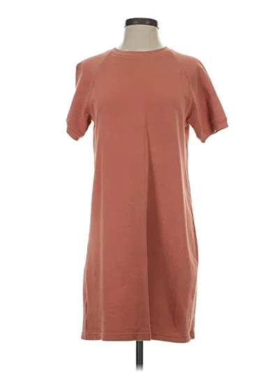 Pre-owned Lou & Grey Casual Dress In Brown