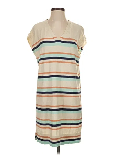 Pre-owned Lou & Grey Casual Dress In Brown