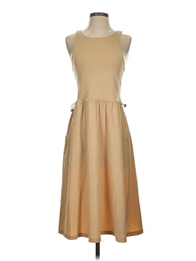 Pre-owned Lou & Grey Casual Dress In Brown