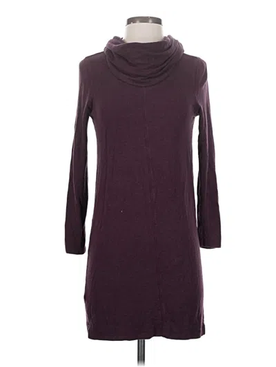 Pre-owned Lou & Grey Casual Dress In Burgundy