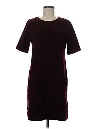 Pre-owned Lou & Grey Casual Dress In Burgundy