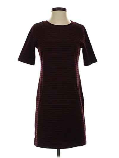 Pre-owned Lou & Grey Casual Dress In Burgundy
