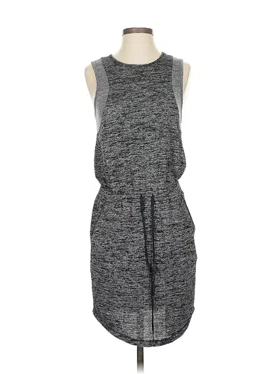 Pre-owned Lou & Grey Casual Dress In Gray