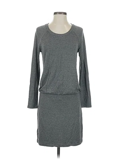 Pre-owned Lou & Grey Casual Dress In Gray