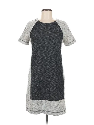 Pre-owned Lou & Grey Casual Dress In Gray