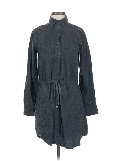 Pre-owned Lou & Grey Casual Dress In Gray