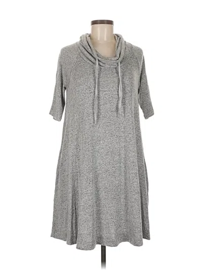 Pre-owned Lou & Grey Casual Dress In Gray