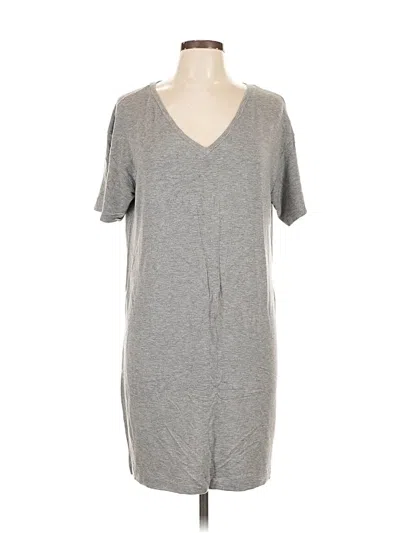 Pre-owned Lou & Grey Casual Dress In Gray