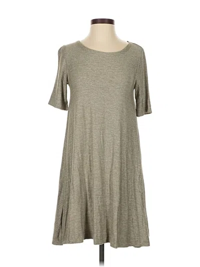 Pre-owned Lou & Grey Casual Dress In Gray