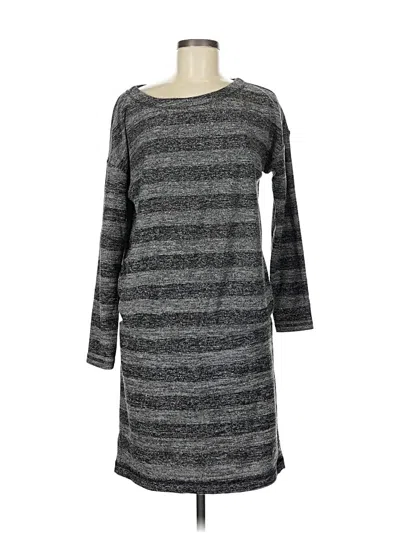 Pre-owned Lou & Grey Casual Dress In Gray