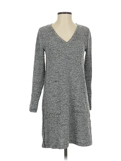 Pre-owned Lou & Grey Casual Dress In Gray