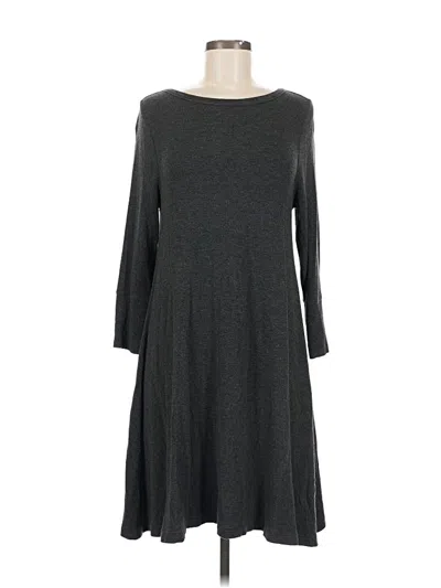 Pre-owned Lou & Grey Casual Dress In Gray