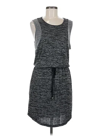 Pre-owned Lou & Grey Casual Dress In Gray