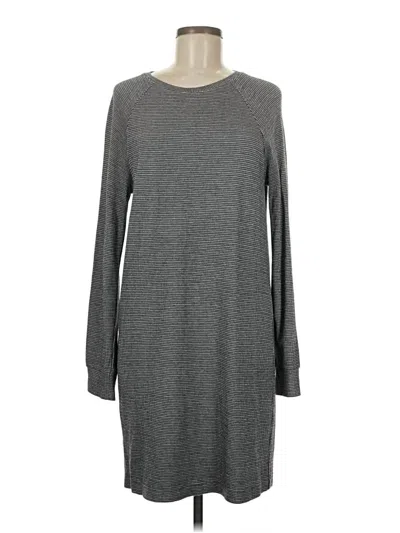 Pre-owned Lou & Grey Casual Dress In Gray