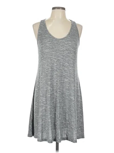Pre-owned Lou & Grey Casual Dress In Gray