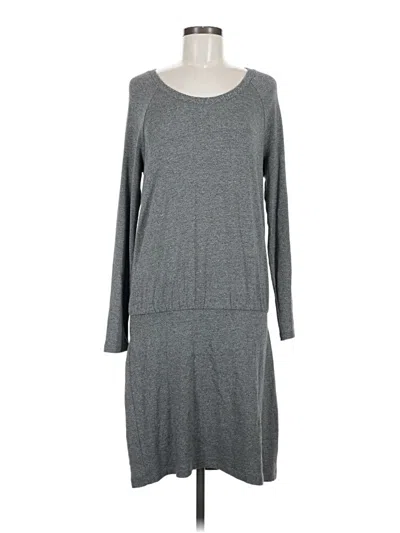 Pre-owned Lou & Grey Casual Dress In Gray