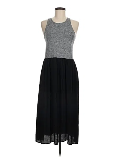 Pre-owned Lou & Grey Casual Dress In Gray