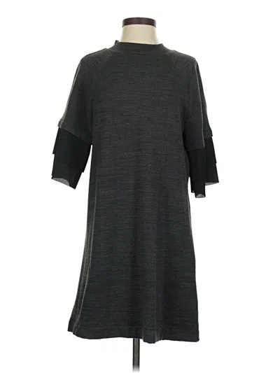 Pre-owned Lou & Grey Casual Dress In Gray