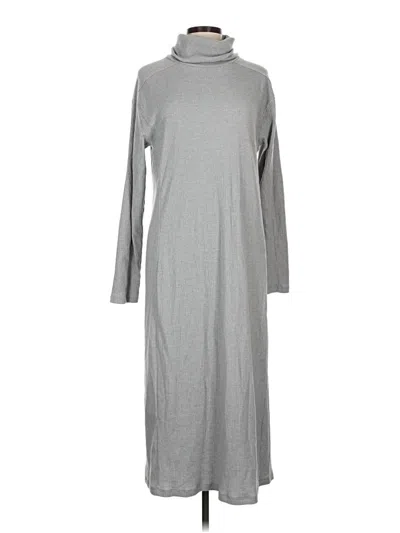 Pre-owned Lou & Grey Casual Dress In Gray
