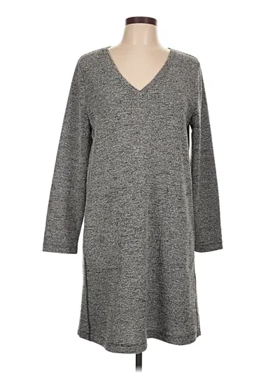 Pre-owned Lou & Grey Casual Dress In Gray