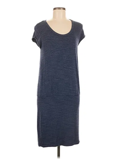 Pre-owned Lou & Grey Casual Dress In Gray