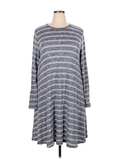 Pre-owned Lou & Grey Casual Dress In Gray
