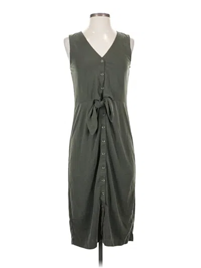 Pre-owned Lou & Grey Casual Dress In Gray