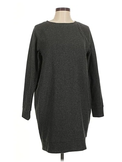 Pre-owned Lou & Grey Casual Dress In Gray
