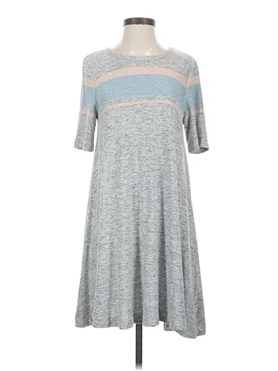 Pre-owned Lou & Grey Casual Dress In Gray