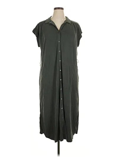 Pre-owned Lou & Grey Casual Dress In Gray