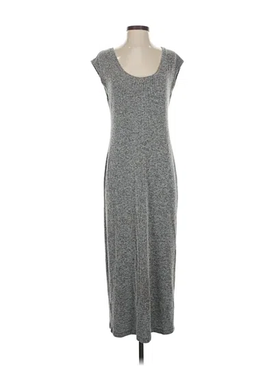 Pre-owned Lou & Grey Casual Dress In Gray