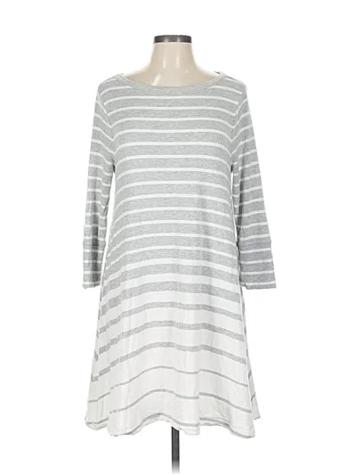 Pre-owned Lou & Grey Casual Dress In Gray
