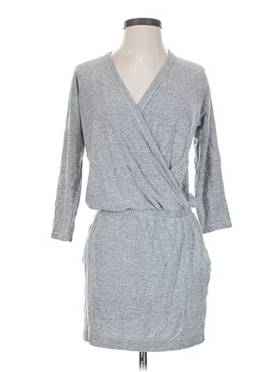 Pre-owned Lou & Grey Casual Dress In Gray