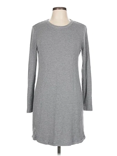 Pre-owned Lou & Grey Casual Dress In Gray