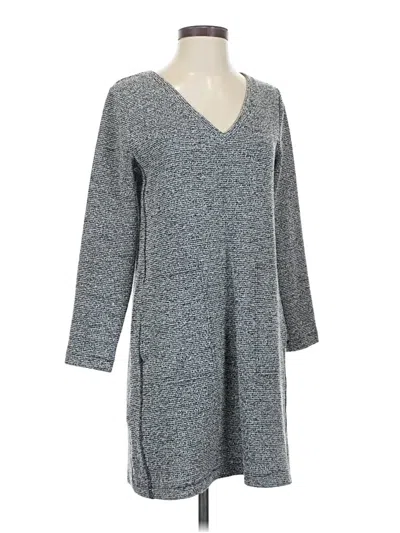 Pre-owned Lou & Grey Casual Dress In Gray
