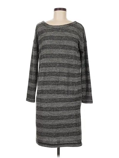 Pre-owned Lou & Grey Casual Dress In Gray