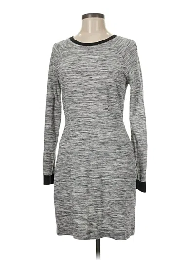 Pre-owned Lou & Grey Casual Dress In Gray