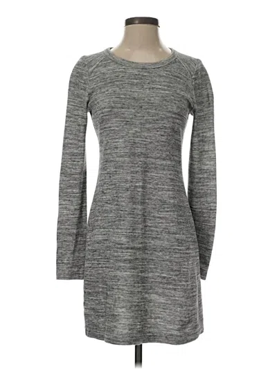Pre-owned Lou & Grey Casual Dress In Gray