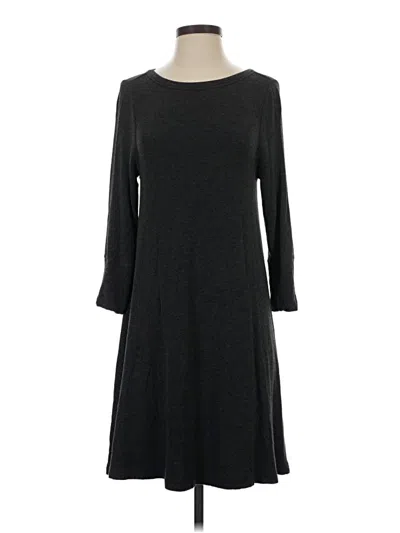 Pre-owned Lou & Grey Casual Dress In Gray