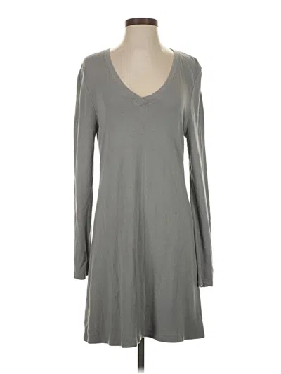 Pre-owned Lou & Grey Casual Dress In Gray