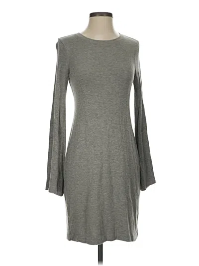 Pre-owned Lou & Grey Casual Dress In Gray