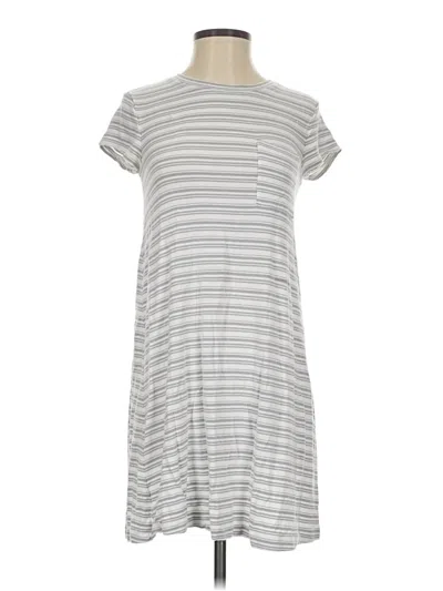 Pre-owned Lou & Grey Casual Dress In Gray