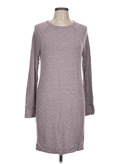 Pre-owned Lou & Grey Casual Dress In Gray