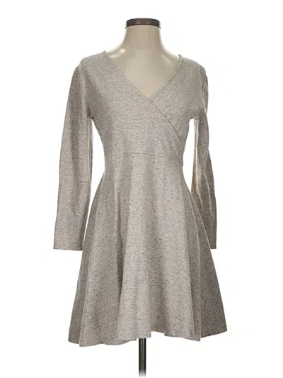 Pre-owned Lou & Grey Casual Dress In Gray