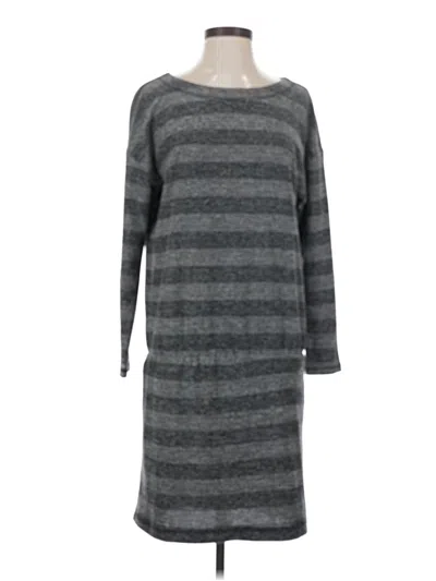 Pre-owned Lou & Grey Casual Dress In Gray