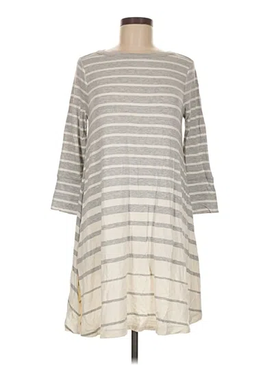 Pre-owned Lou & Grey Casual Dress In Gray