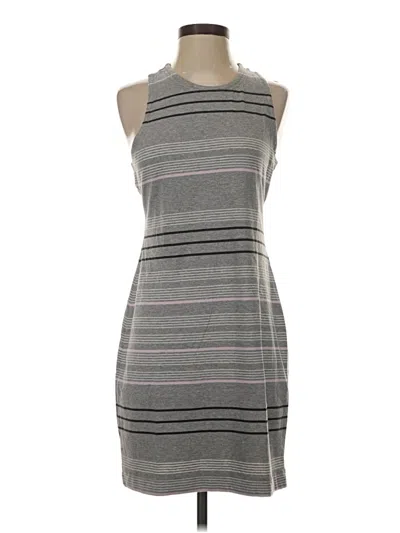 Pre-owned Lou & Grey Casual Dress In Gray